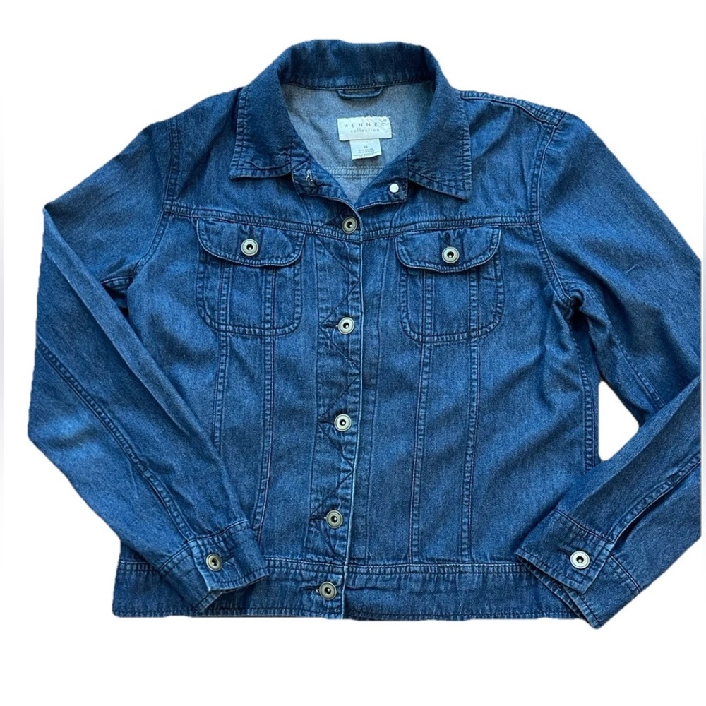 Hennes collection lightweight ladies size 10 blue denim jacket/Shirt/Shacket - Picture 9 of 12